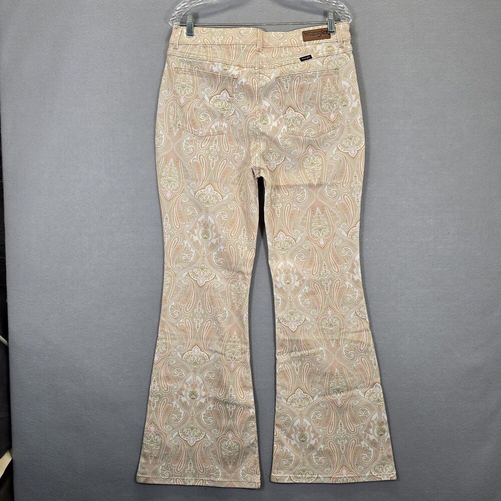 Wrangler High Rise Fierce Flare Paisley Print Womens Jeans Size 12 (31 X 32) - Picture 2 of 16